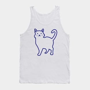 Cat funny Tank Top